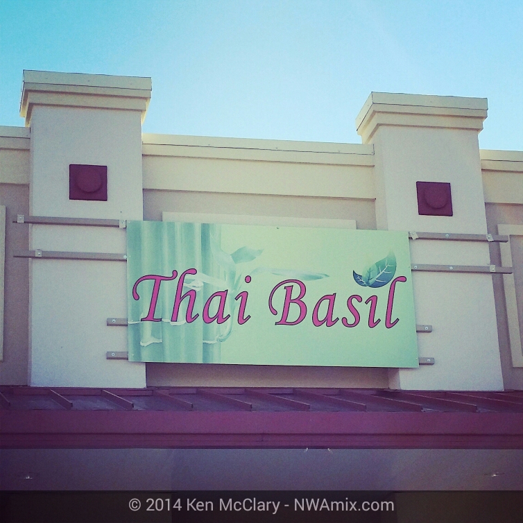 Drunken Noodle at Thai Basil Restaurant in Bentonville