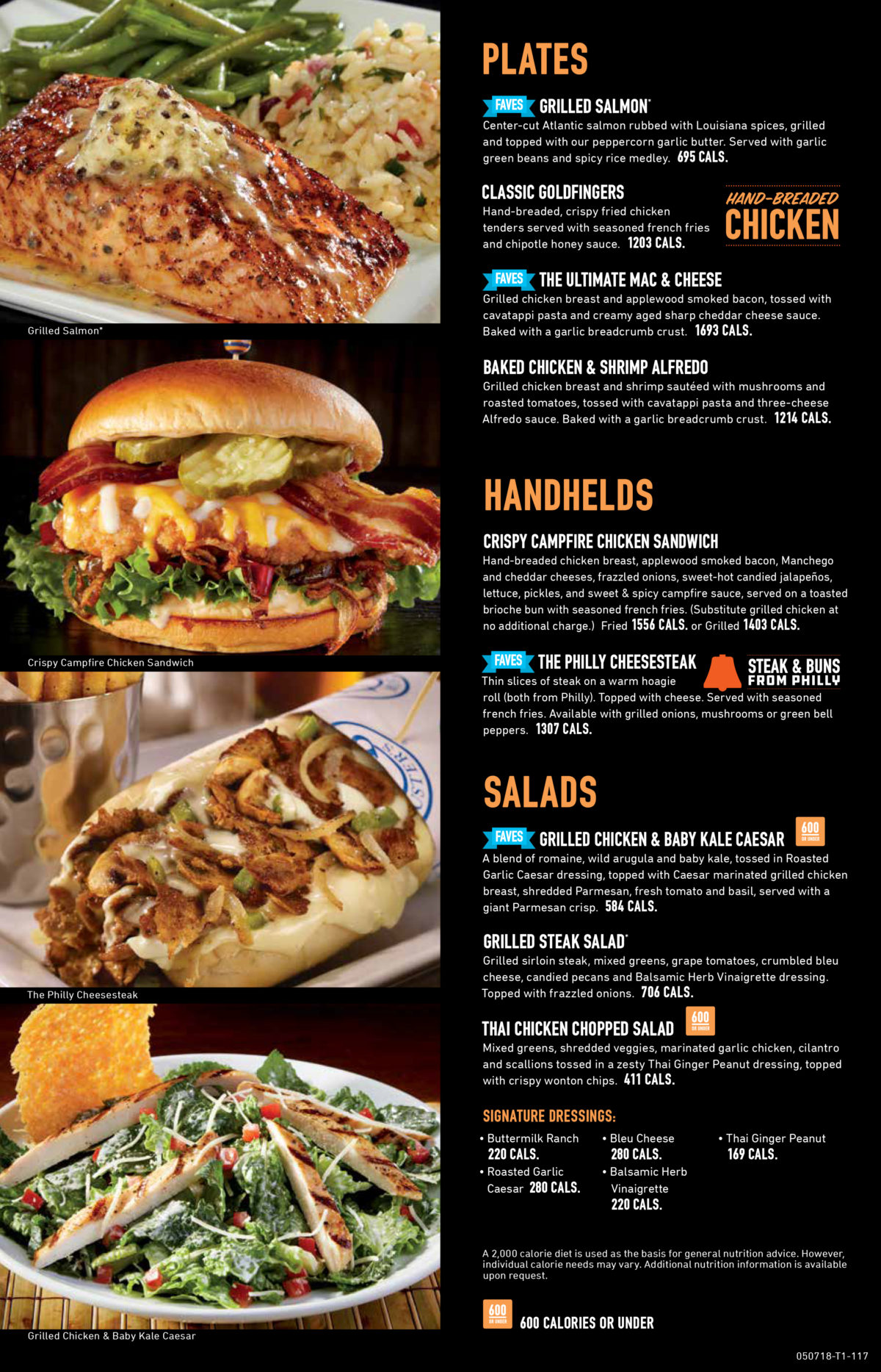 Dave & Buster's Menu Rogers 3