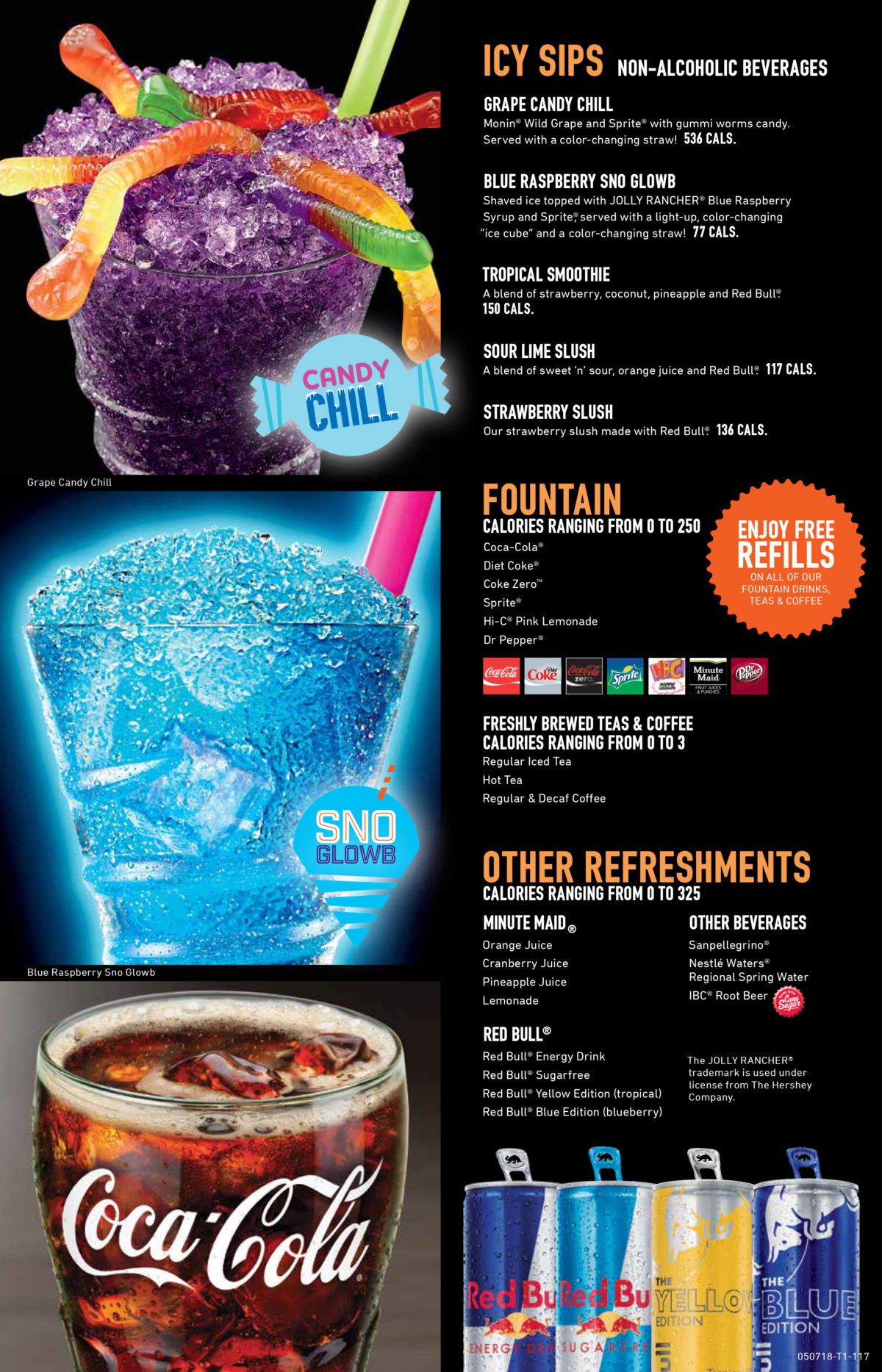 Dave & Buster's Menu Rogers 5