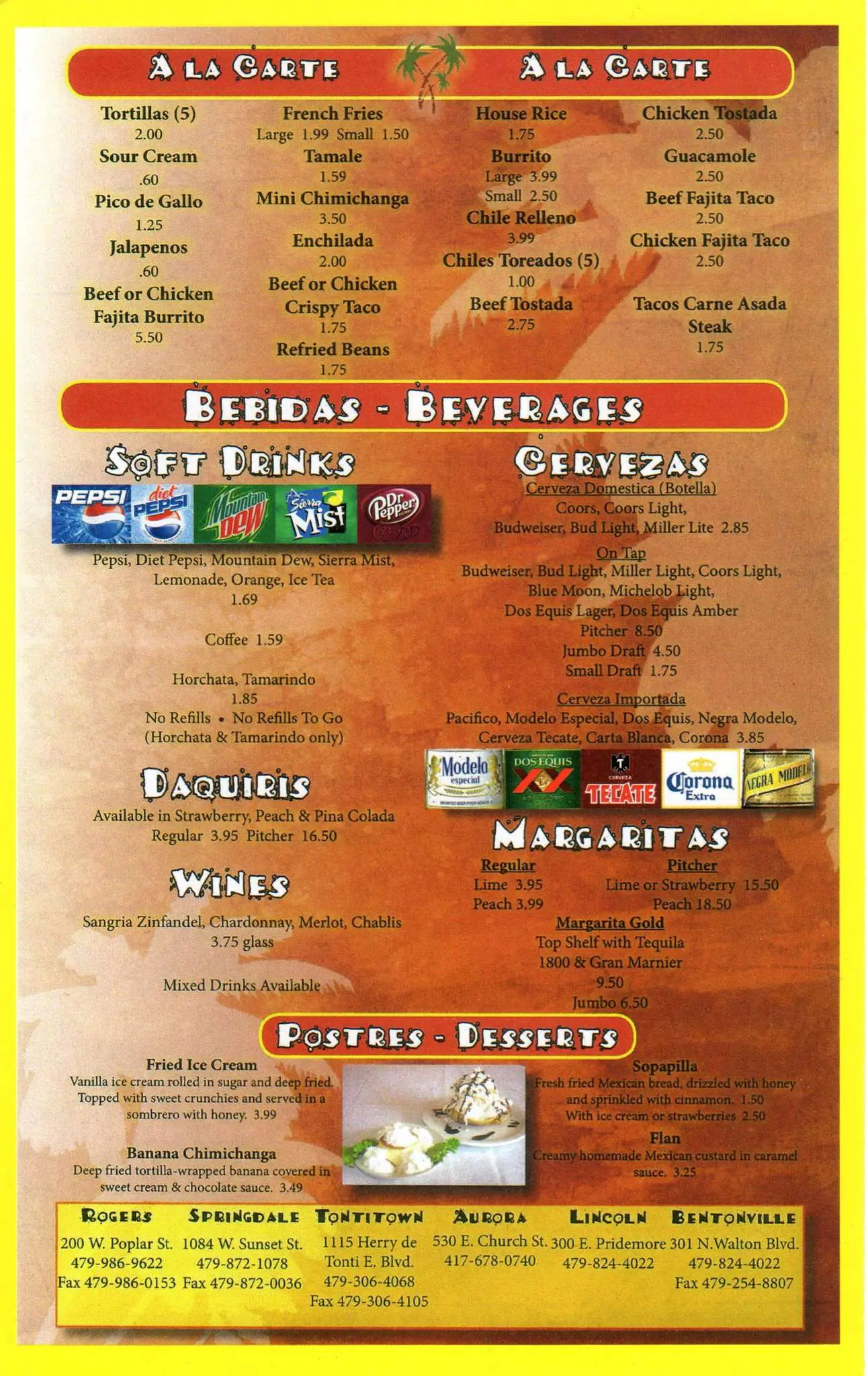 Las Palmas Menu 5