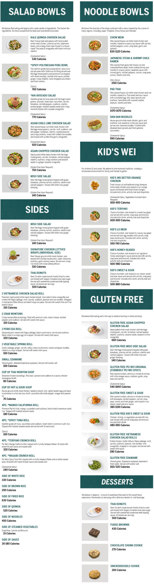 Pei Wei Rogers Menu And Reviews NWA Food