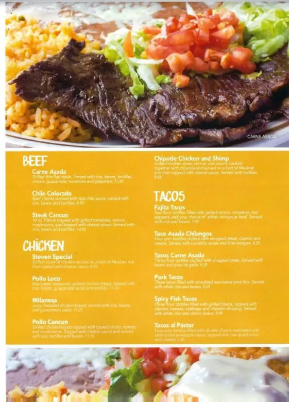 Diego's Mexican Grill Pea Ridge Menu 4