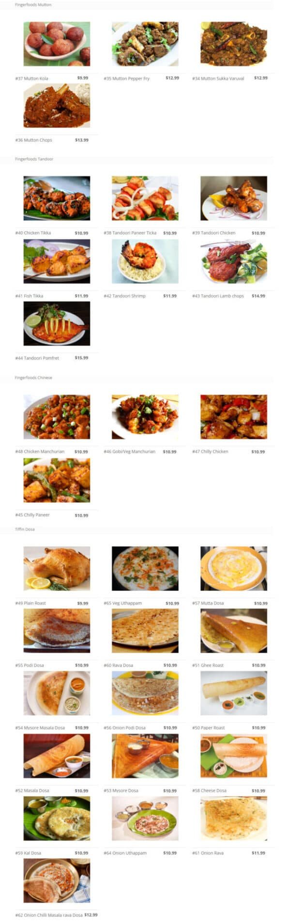 Pandiyas Menu Bentonville 2