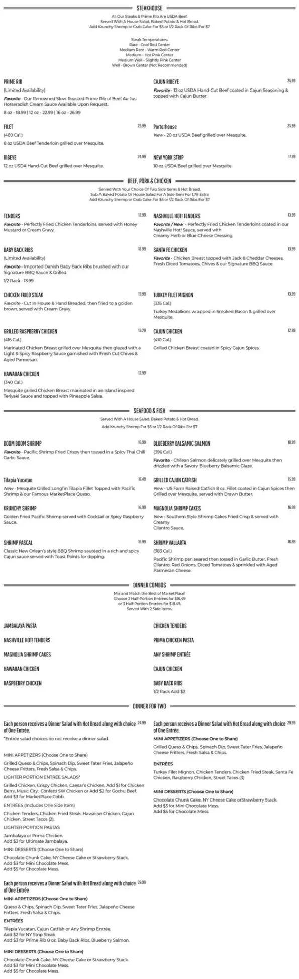 MarketPlace Grill Menu 003