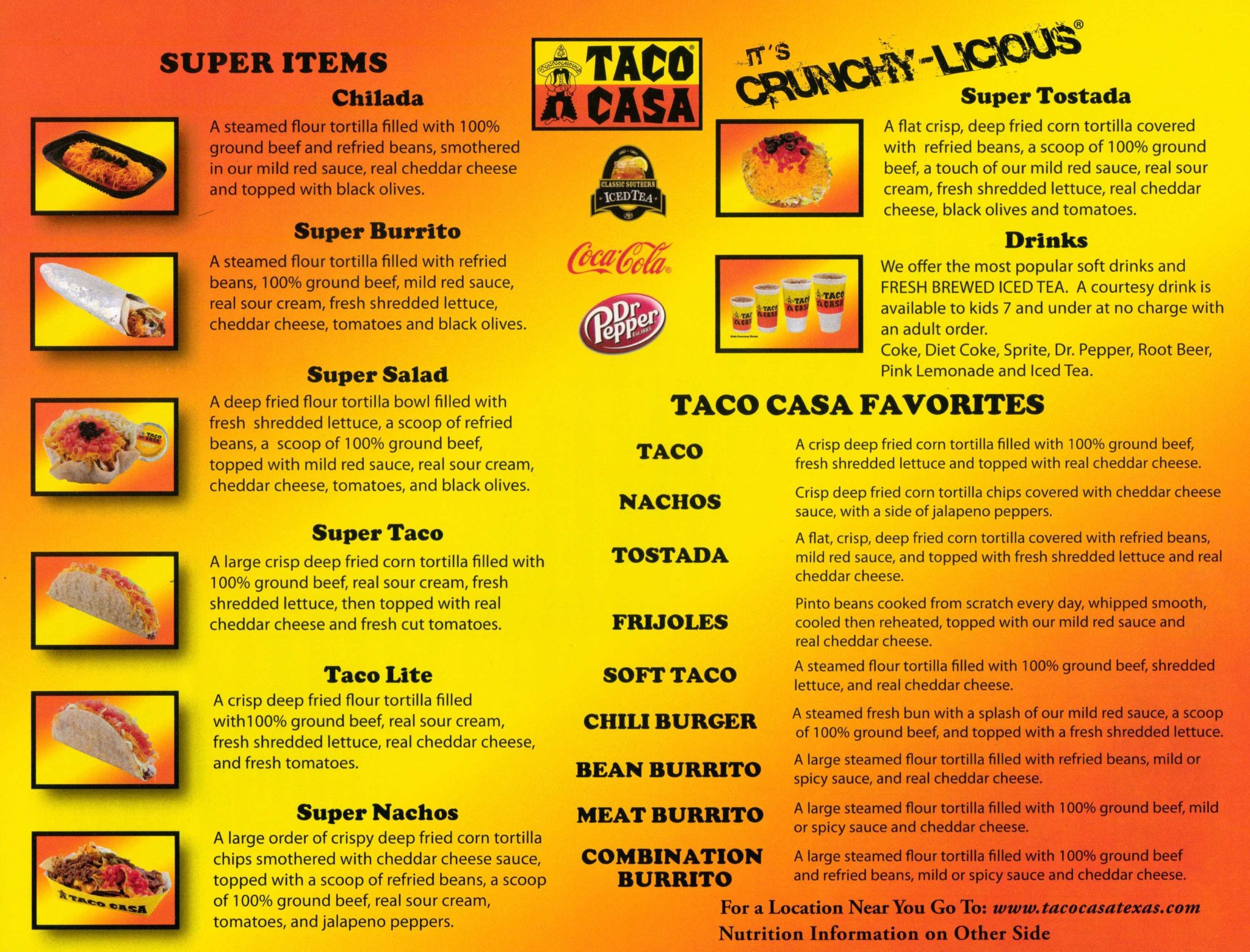 Taco Casa Rogers Menu And Reviews NWA Food