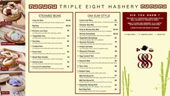 Triple Eight Hashery - Menu with Prices
