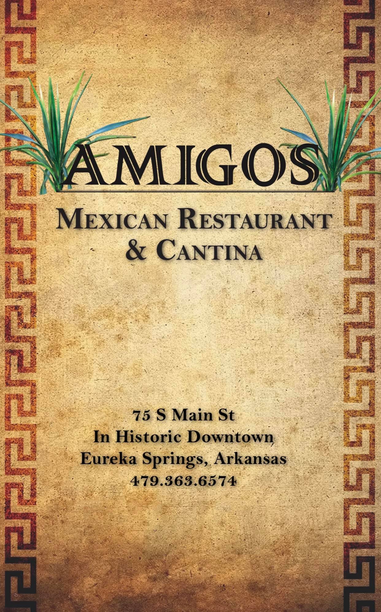 Amigos Mexican Restaurant & Cantina Menu