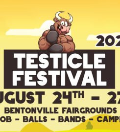 Bentonville Testicle Festival 2023 Banner