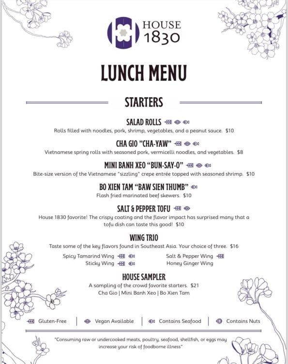 House 1830 Downtown Rogers Menu 05