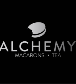 Alchemy Macarons logo — macarons and tea in Rogers, AR