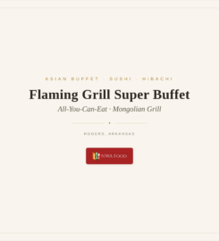 Flaming Grill Super Buffet in Rogers, Arkansas