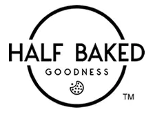 Half Baked Goodness cookie bakery logo in Rogers, Arkansas