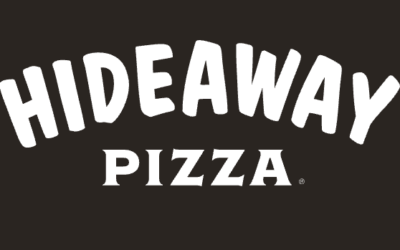 Hideaway Pizza logo in Rogers, Arkansas