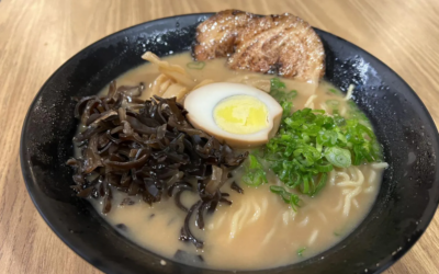 Tonkotsu ramen bowl at Iwa Ramen & Grill in Rogers, Arkansas