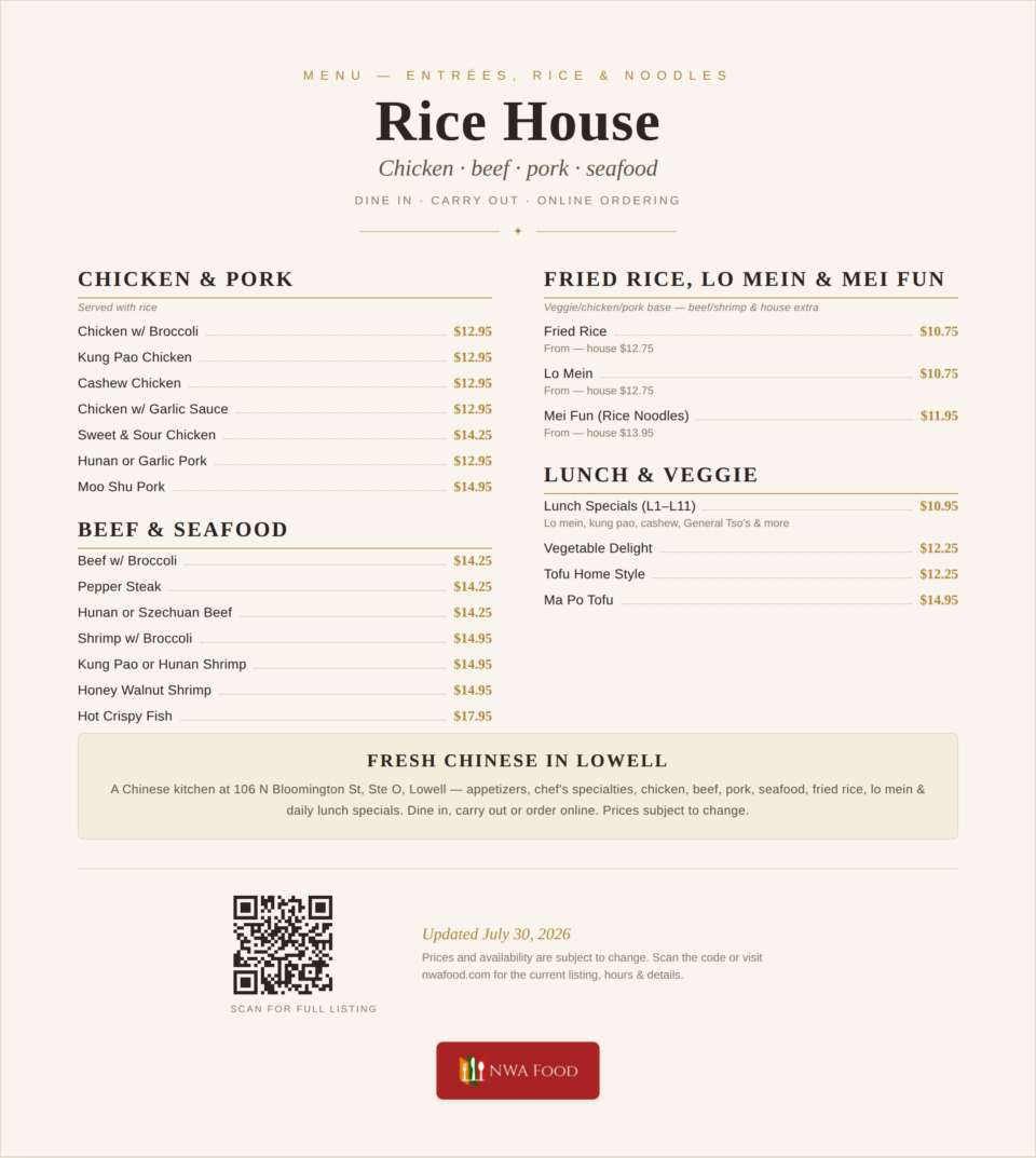 Rice House Menu (2)