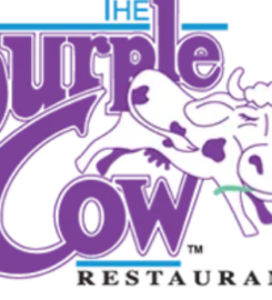 The Purple Cow Restaurant logo in Rogers, Arkansas